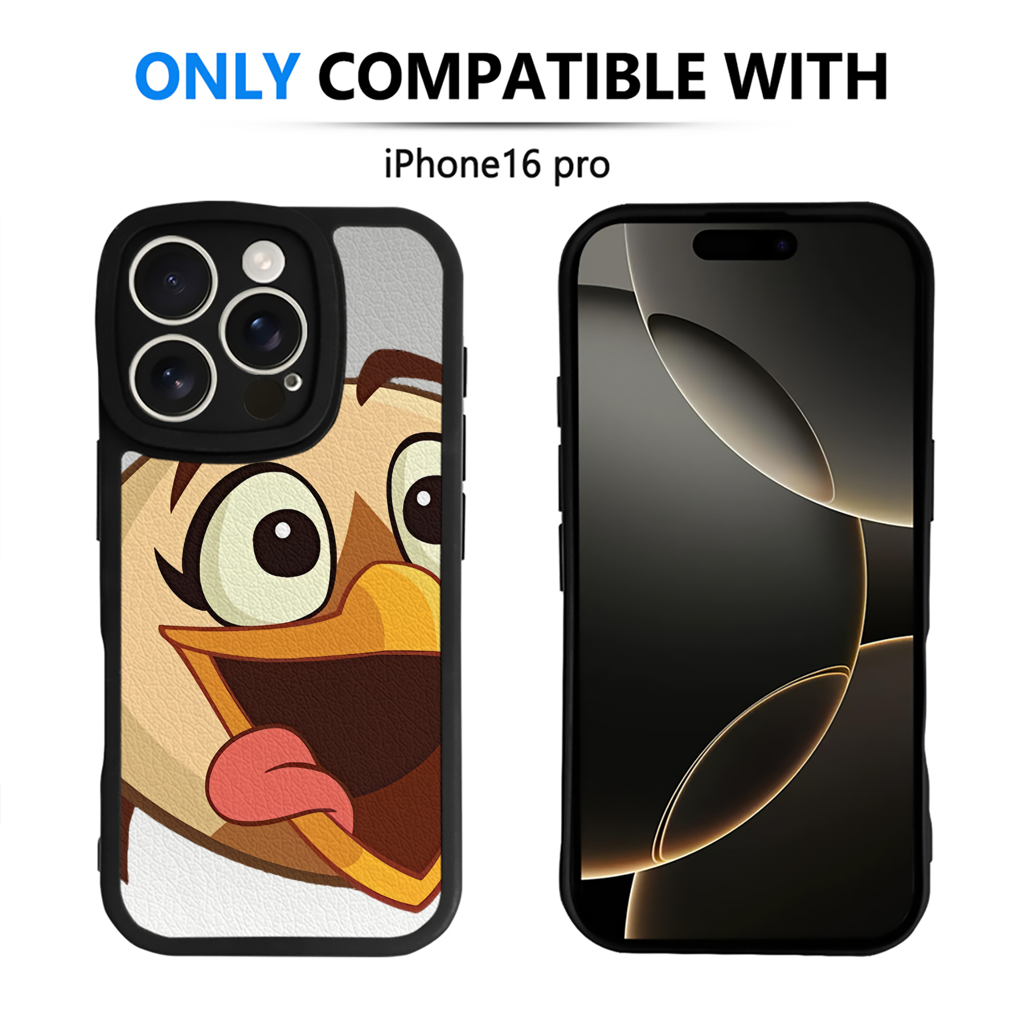 （画像用） Angry Birds アングリーバード 【iPhone 16シリーズ対応】シリコンスマホケース（レザー調） 材質：シリコン